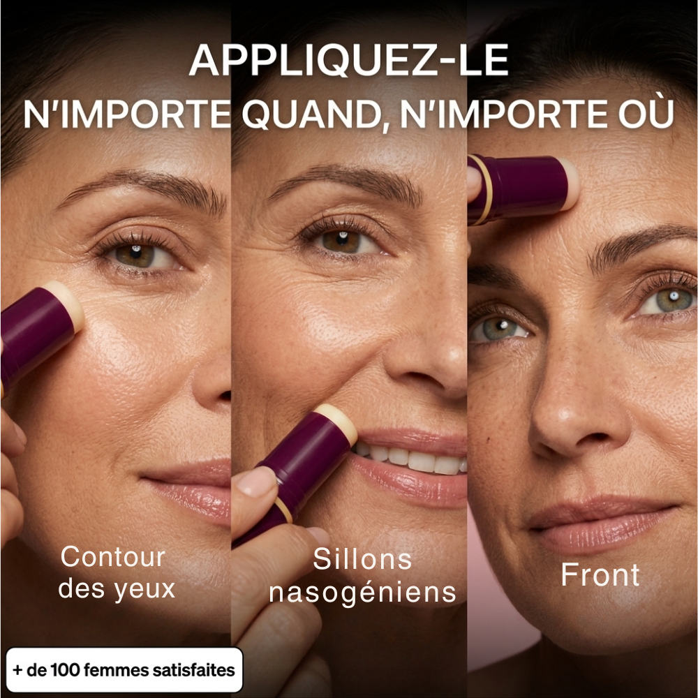 Stick Baume Calcium & Collagène — Visage, Yeux & Cou